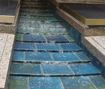 Fountain at Farragut North Station, Washington DC US